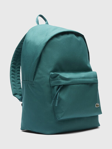 Unisex black backpack with logo detail - 3