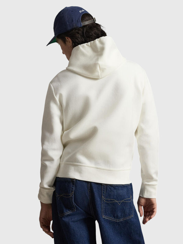 White hooded sweatshirt - 3