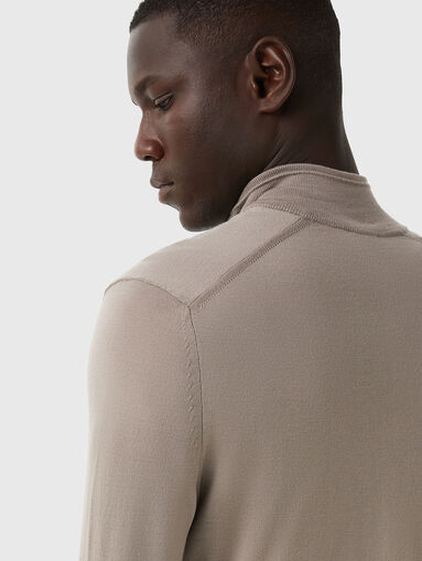 OURI beige wool sweater - 4