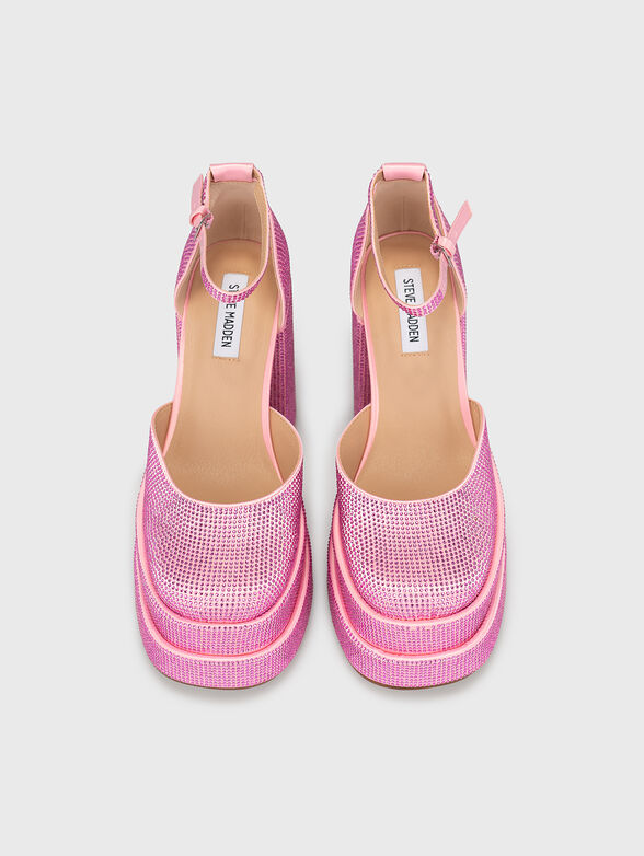 CHARLIZE-R heeled shoes with applied rhinestones - 6