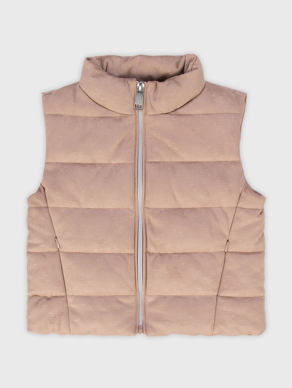Padded vest with 4G logo accent - 1