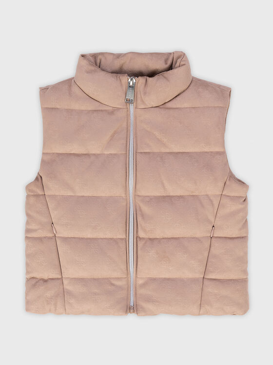Padded vest with 4G logo accent - 1
