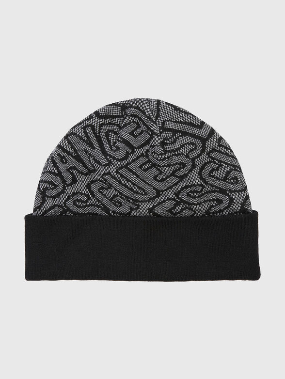 Knitted wool blend hat - 1