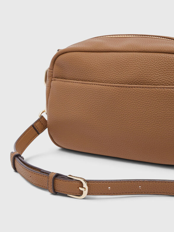Black eco leather crossbody bag - 6