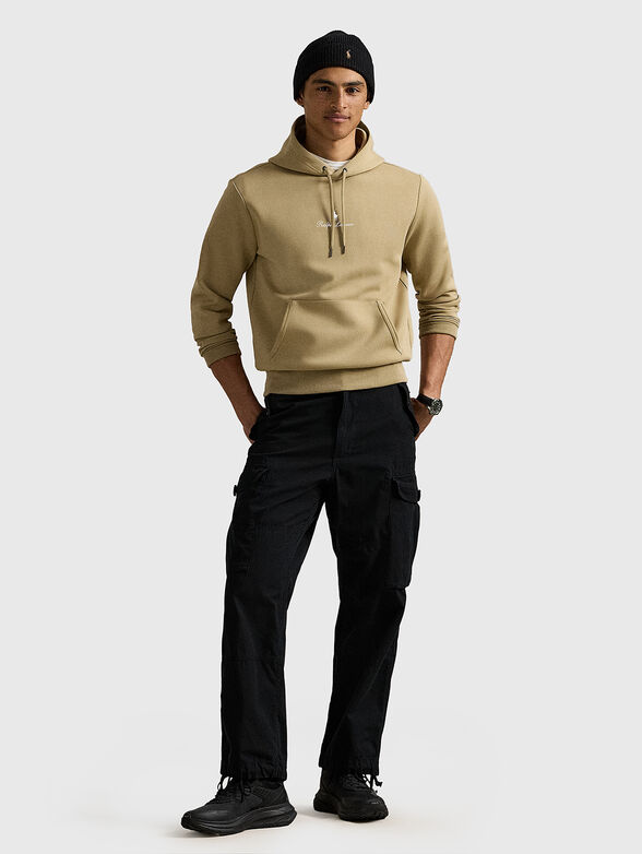 Cotton sweatshirt with hood - 2