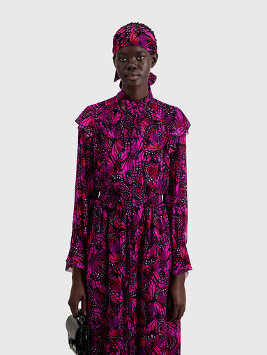 Midi dress in viscose - 3