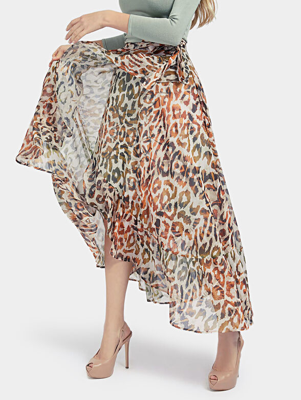 VERITY Skirt with animal print - 1