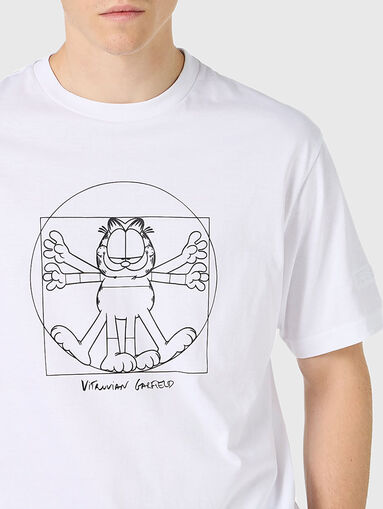 T-shirt with contrasting print - 4