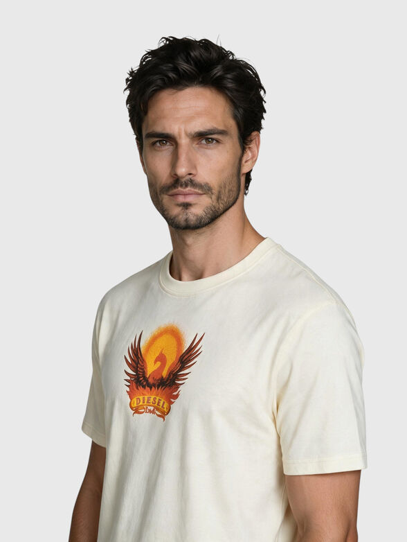 Cotton t-shirt with print - 4
