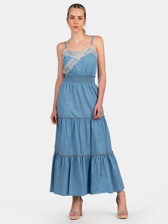 Long dress with lace - 1
