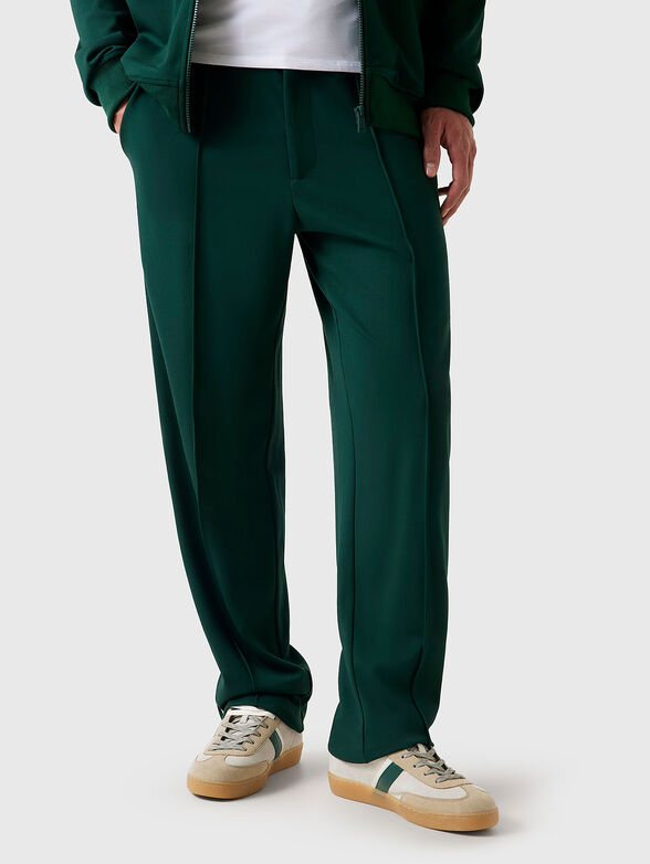 Sports trousers  with accent trim - 1