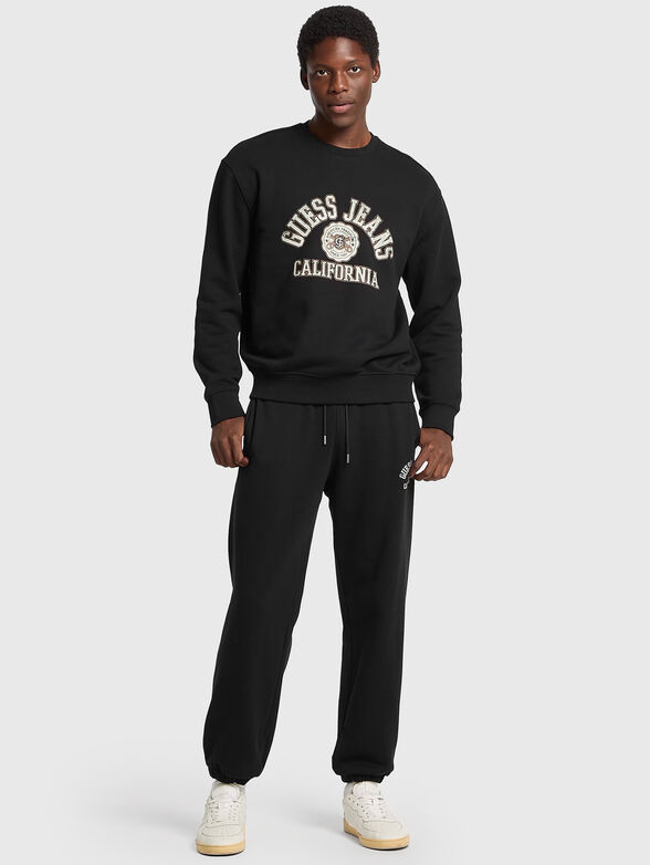 Sweatshirt with maxi logo inscription - 2