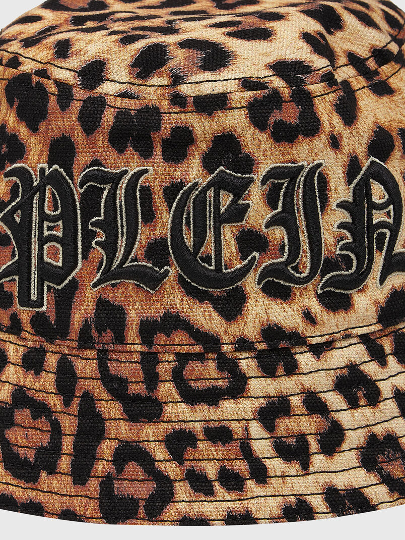 Bucket hat with leopard print - 3