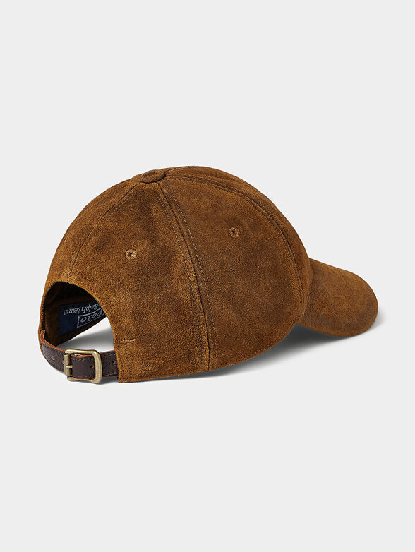 Suede hat with visor - 2