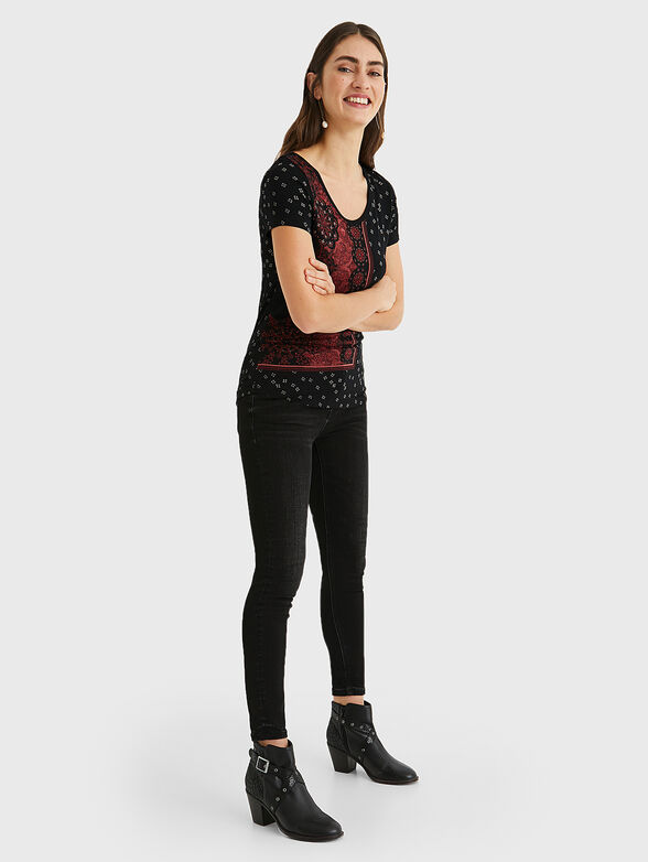 ESTAMBUL T-shirt with mandala print  - 2