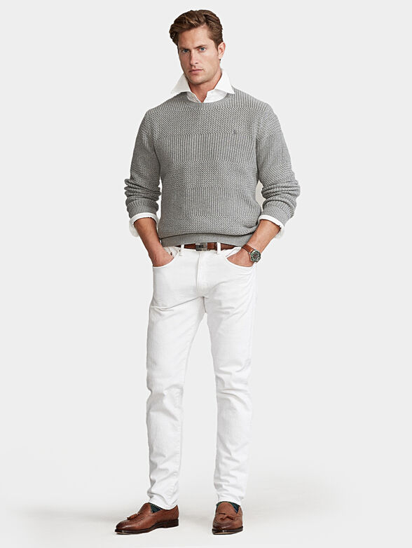 Grey cotton sweater - 2