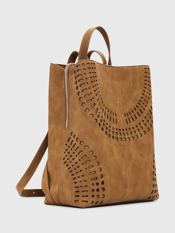 Backpack with perforated details - 4
