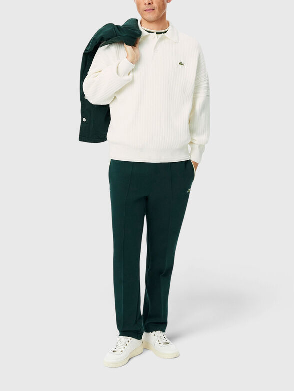 Long-sleeved cotton sweater - 2