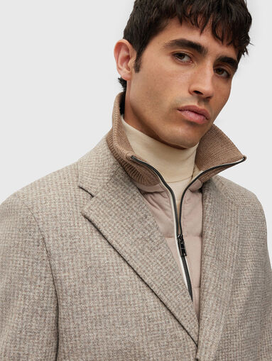 Coat in wool blend - 5