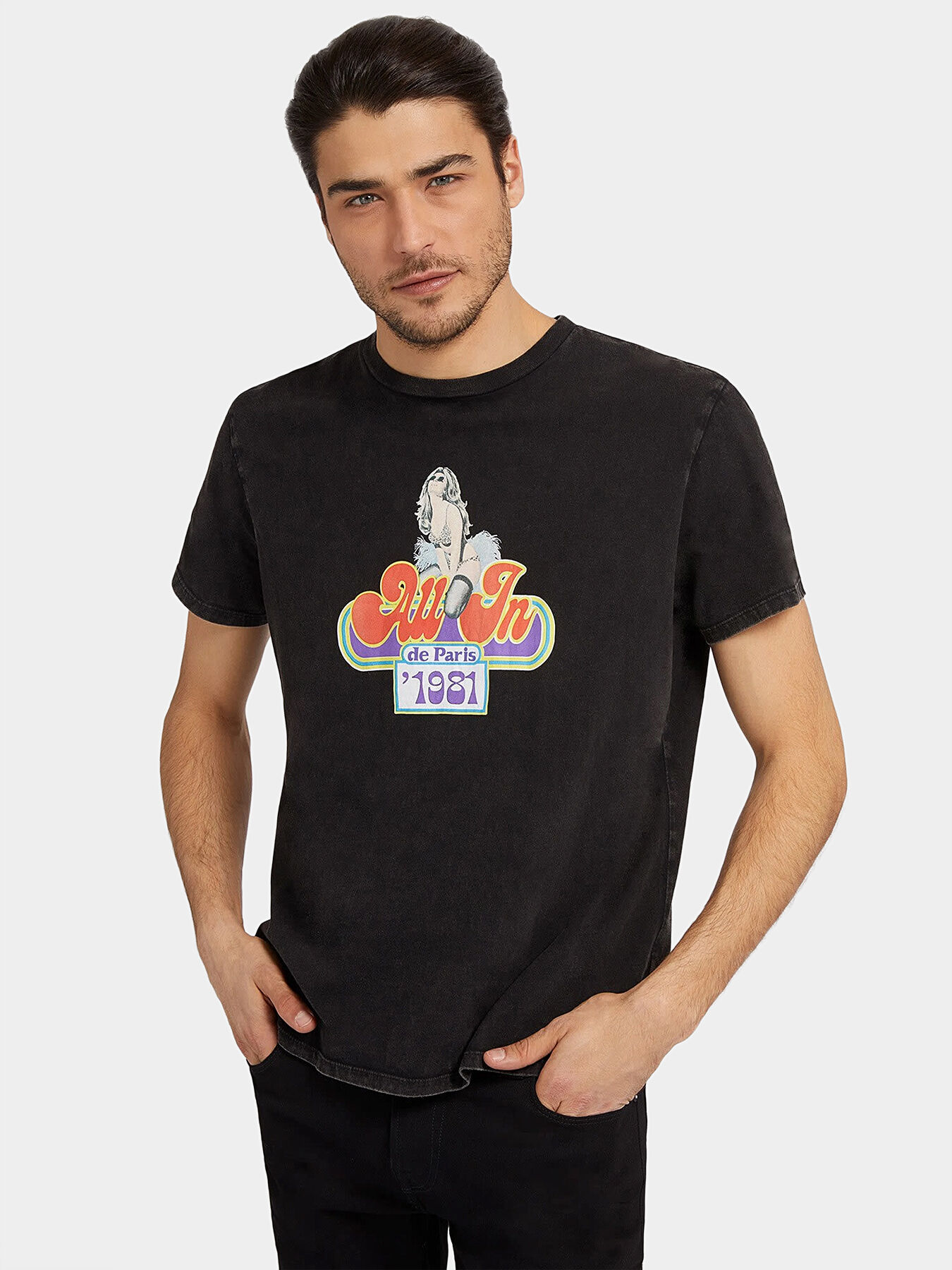 Colorful guess shirt deals