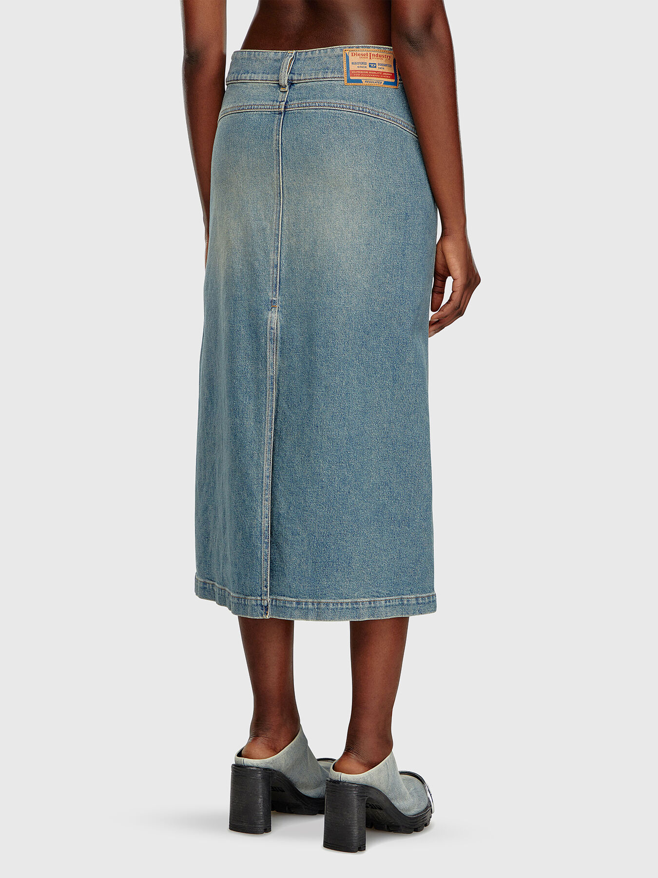 Hush denim pencil skirt cheap