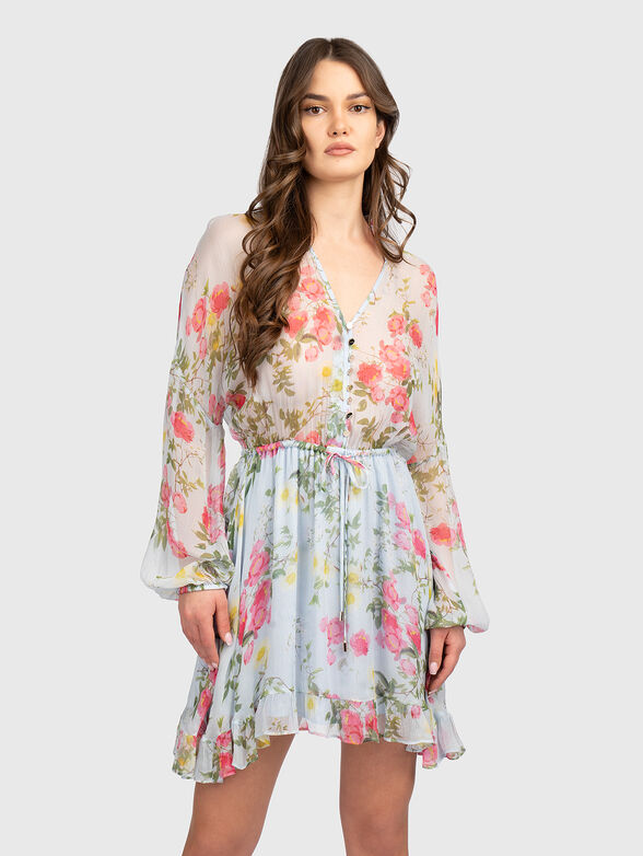 Floral print dress - 1