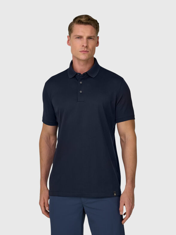Dark blue polo shirt - 1