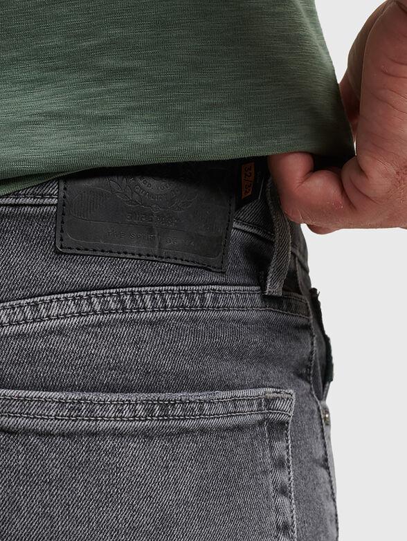 VINTAGE slim jeans in black color - 5