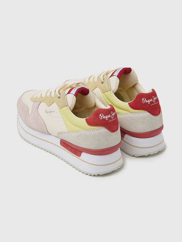 RUSPER SWEET sports shoes with suede inserts - 3