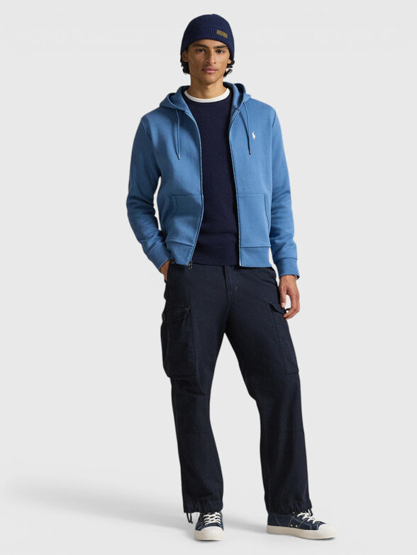 Hooded sweatshirt with zip - 2