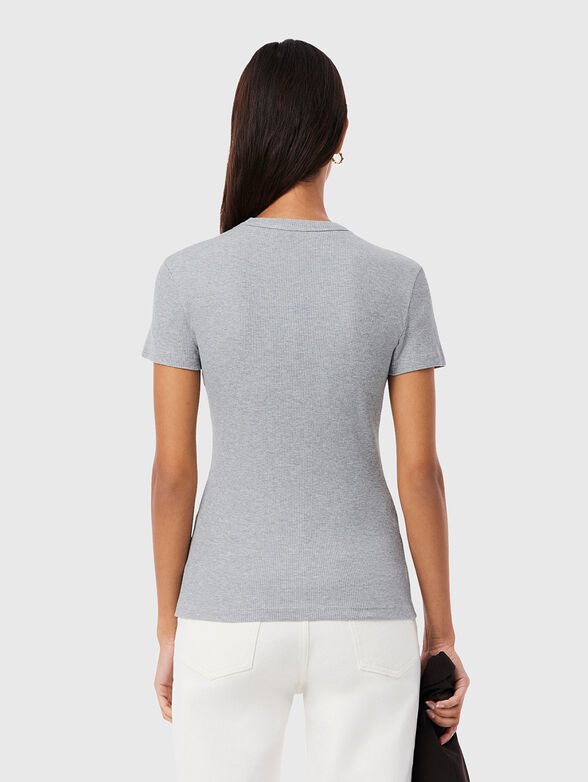 Cotton slim T-shirt - 4
