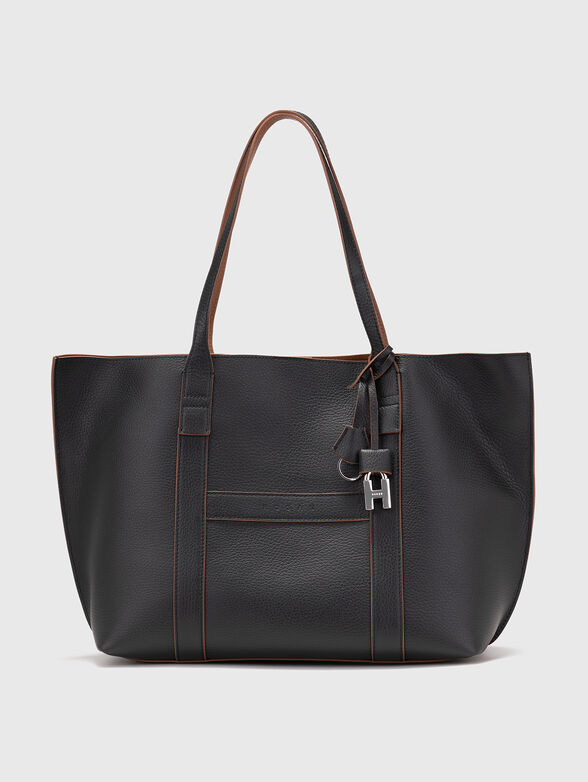 Black leather bag - 1