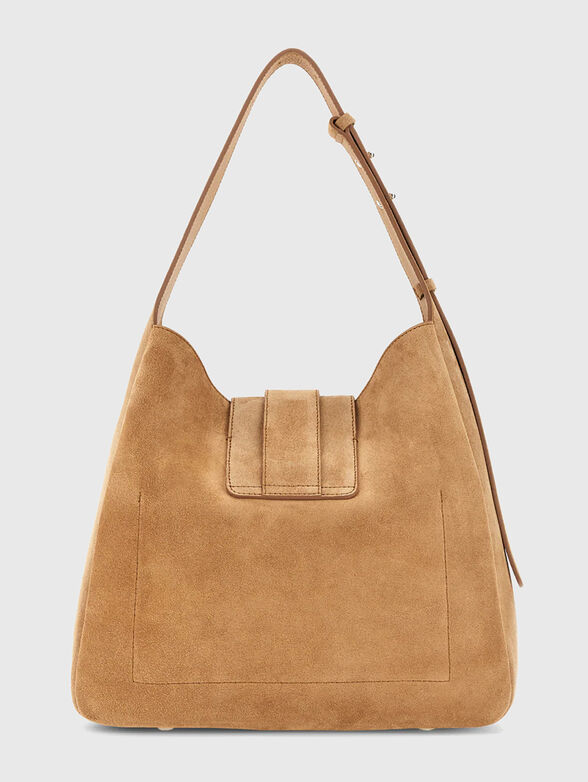 Suede bag with logo - 2