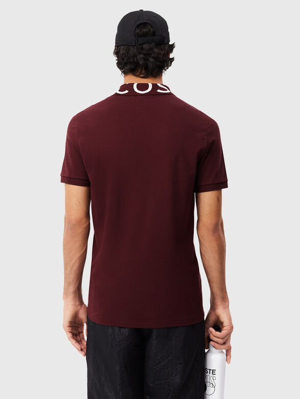 Polo shirt with accent collar  - 3