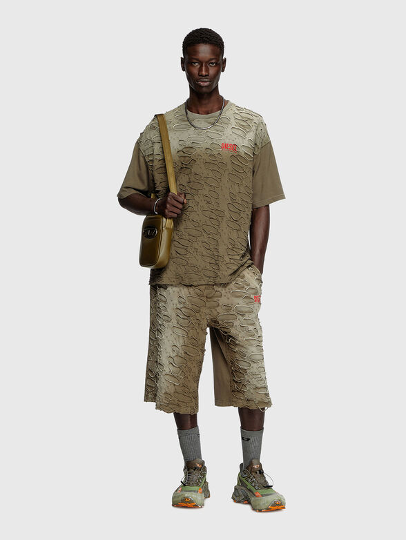 T-BOXT-R29 T-shirt with accent rips - 2