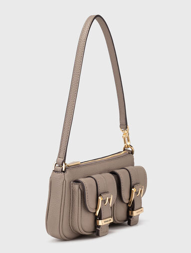 Leather bag with logo detail - 3