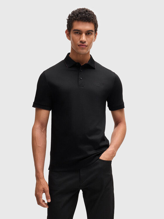 Polo shirt in black - 1