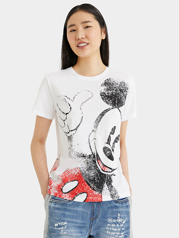 MICKEY T-shirt with maxi print - 1