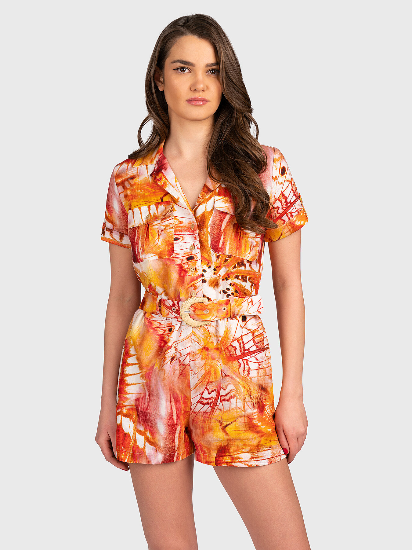 Guess floral jumpsuit new arrivals