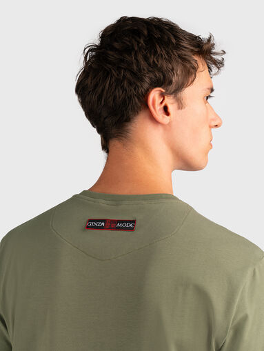 TS179 T-shirt in cotton blend with print - 3