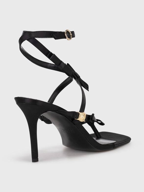 EMILY heeled sandals in black - 3