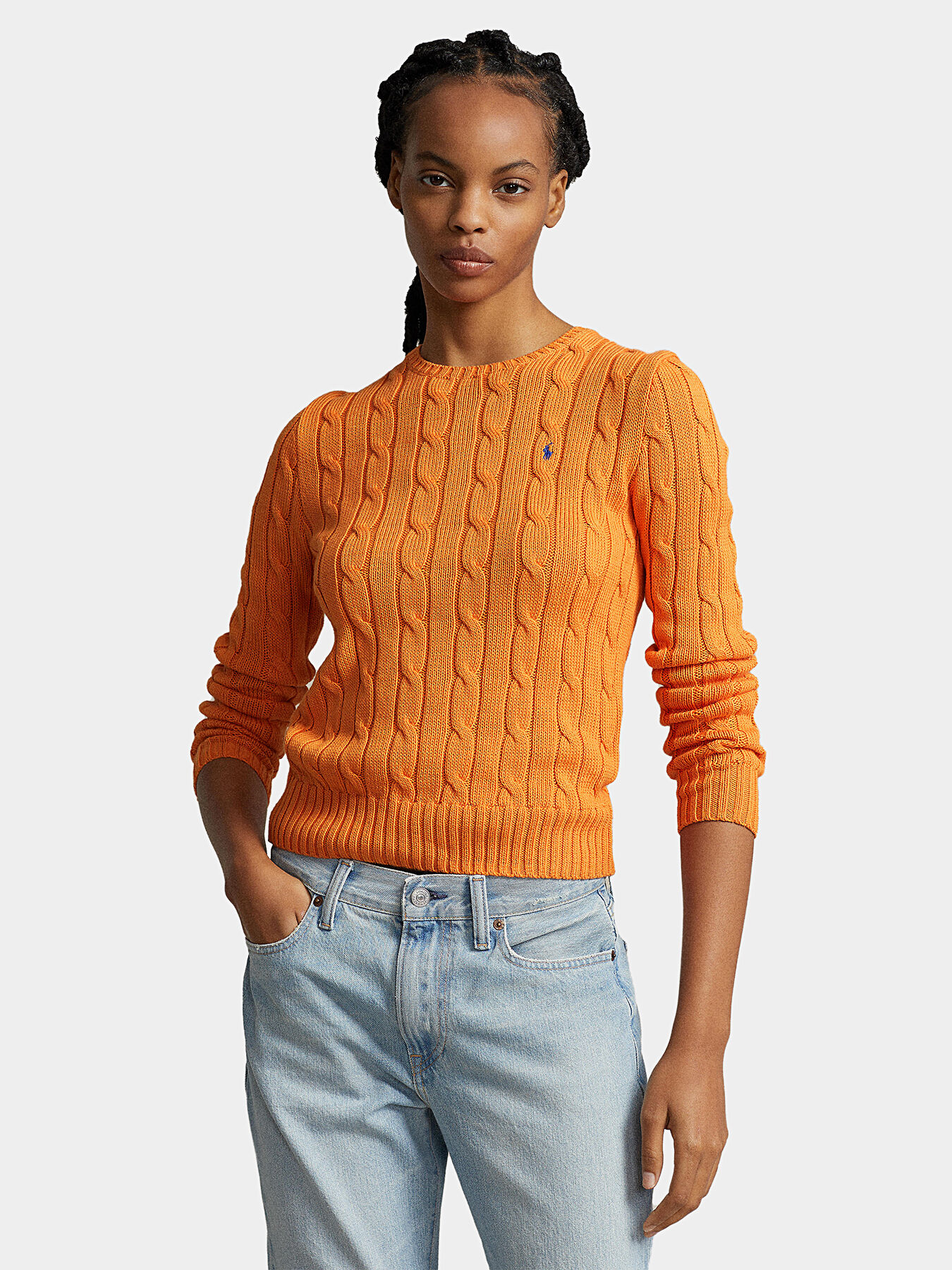 Ralph lauren orange sweater shop