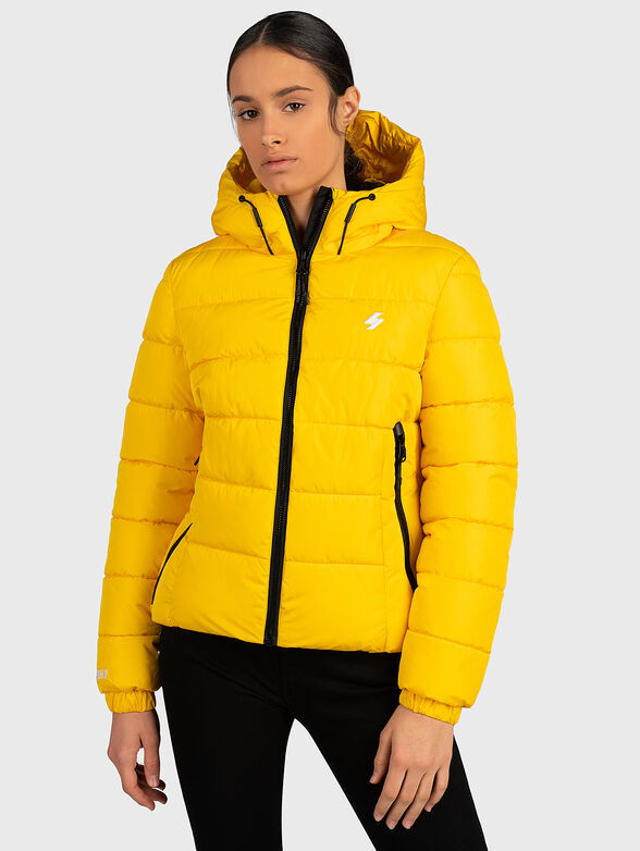 Hooded puffer jacket - 1