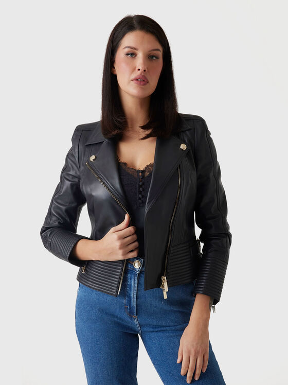 PEGGY leather biker jacket - 1