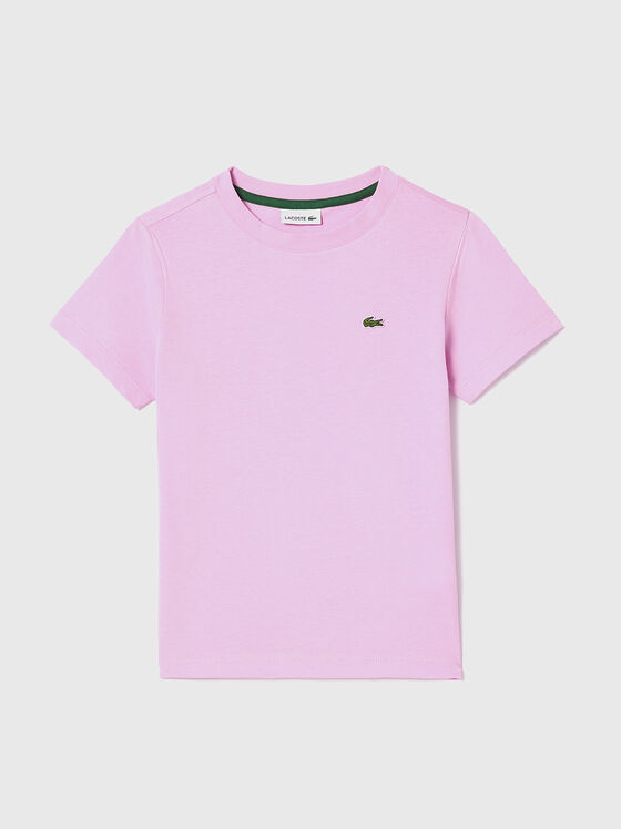 Розова памучна тениска  - 1