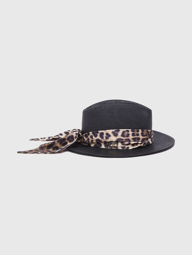 Panama hat with foulard ribbon - 3