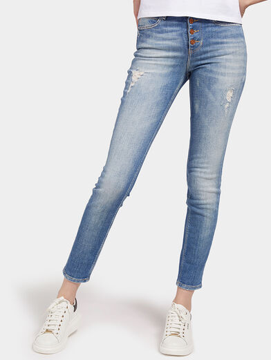 Skinny jeans with high waist - 1