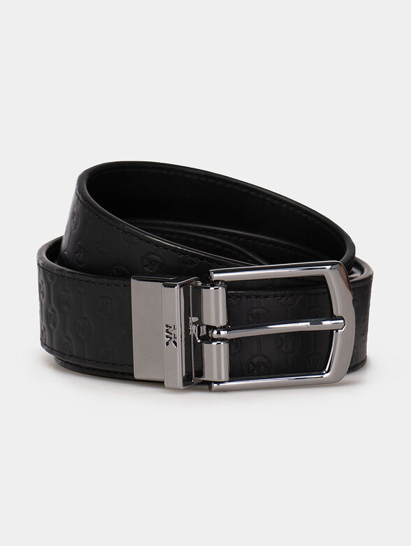 Real leather reversible belt - 1