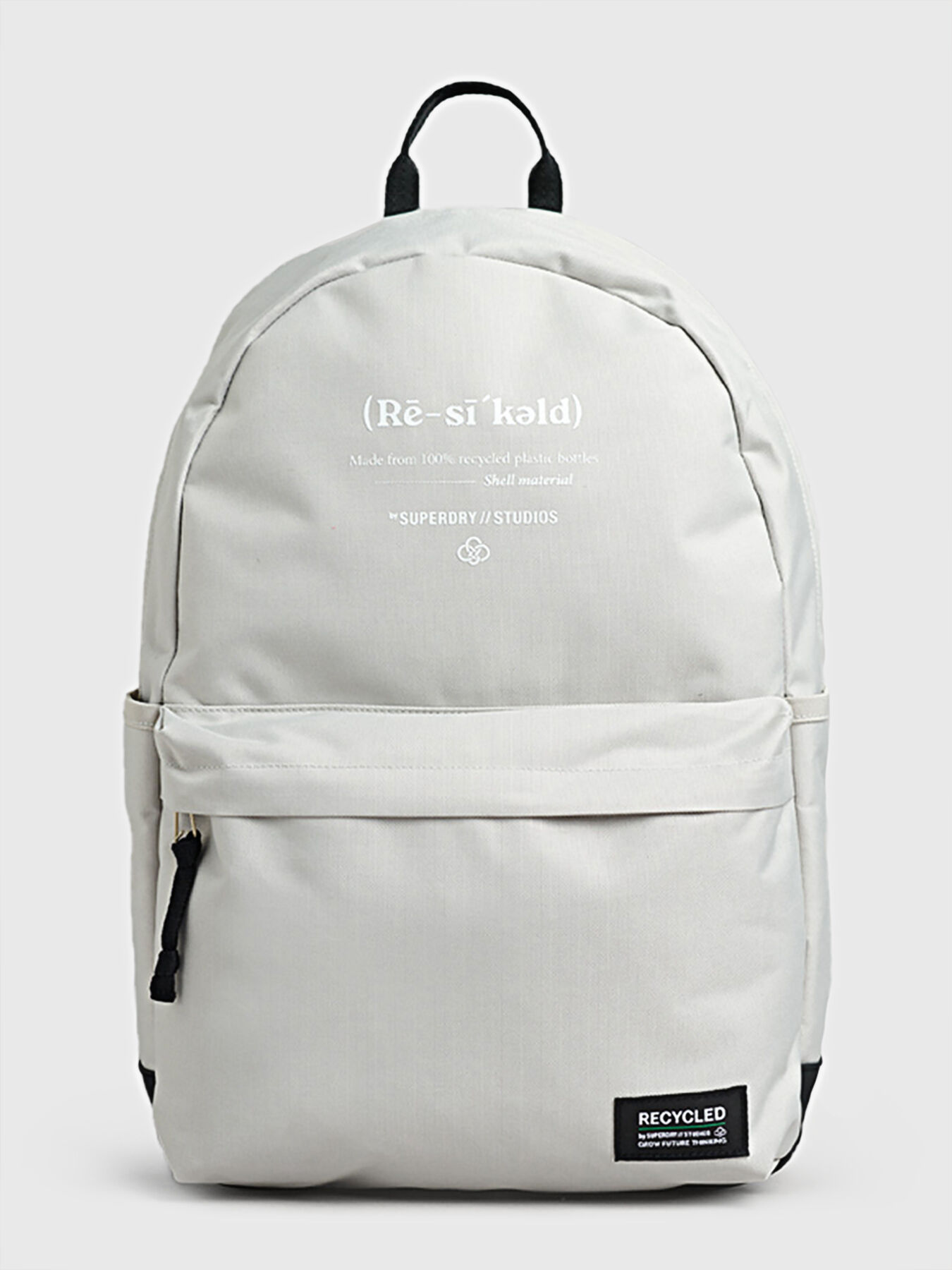 Superdry white backpack discount