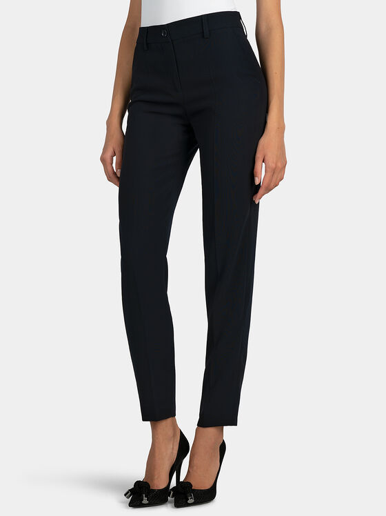 Black slim trousers - 1